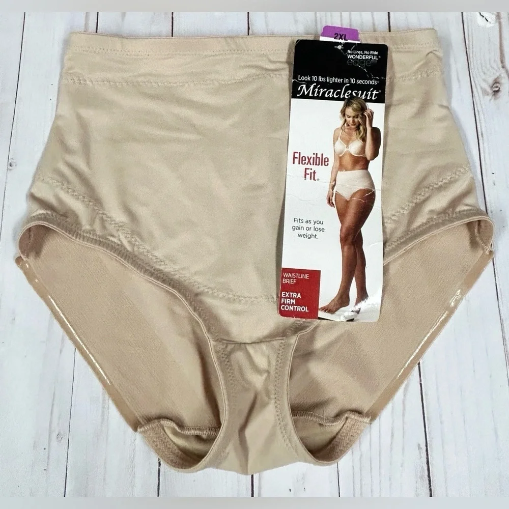 Miraclesuit Flexible Fit Firm Control Waistline Brief Size 2X NWT
